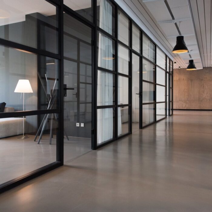 A Hallway in an Elegant Office