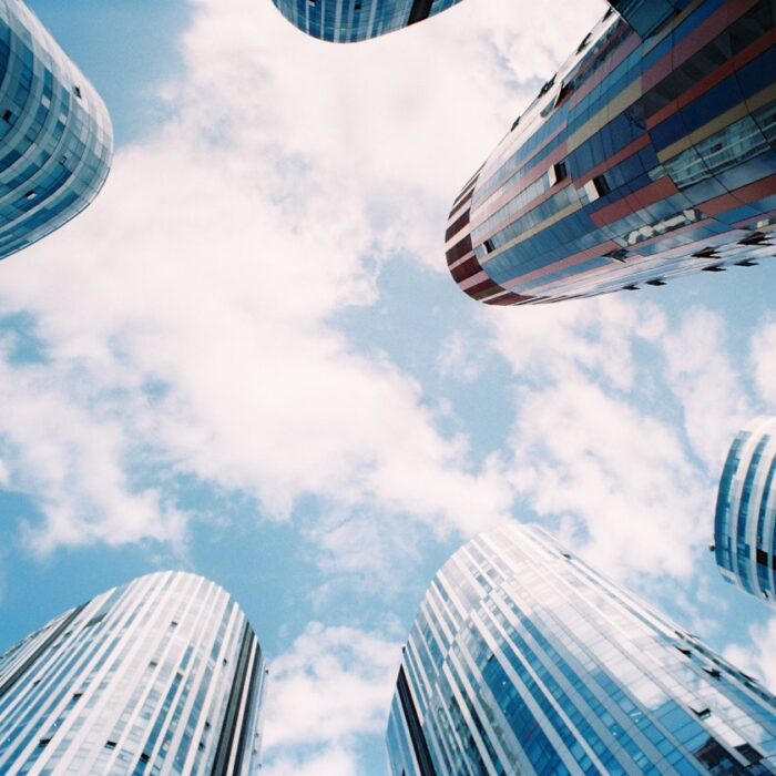 Several Modern Skyscrapers